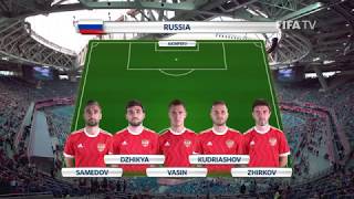 Match 1  Russia v New Zealand  Team Lineups  FIFA Confederations Cup 2017 [upl. by Wistrup]