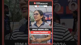 IPMAT Indore Exam Analysis Live from Centre  IPMAT Indore Students Reaction  From Bhopal shorts [upl. by Noreg639]