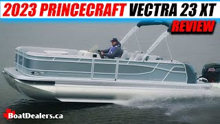 2023 Princecraft Vectra 23 XT pontoon boatreview [upl. by Anawak385]