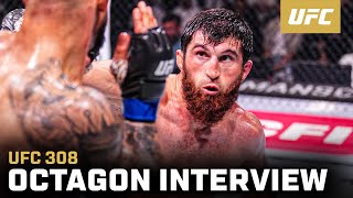 Magomed Ankalaev Octagon Interview  UFC 308 [upl. by Marozas]