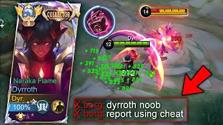 DYRROTH WTF LIFESTEAL AND DAMAGE CHEAT BUILD  NEW INSANE TRICK TO DOMINATE IN EXP LANE [upl. by Oriaj]