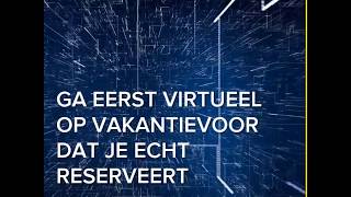 video VR presentatie Oculus Go bril 64GB 360 graden Rotterdam Airport reisbureau Travel Slide [upl. by Clementi646]