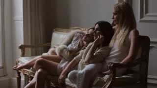 Joie Fall 13 Campaign Video Starring Anouck Lepere Julia Restoin Roitfeld and Poppy Delevingne [upl. by Yelad]