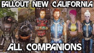 Fallout New California All Vault 18 Companions Path of the Scientist [upl. by Pegasus592]