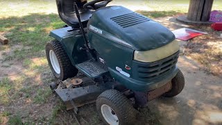 Free Craftsman GT3000 Repairs and mowing [upl. by Kiyoshi743]