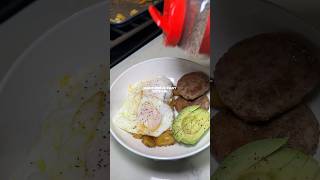 DELICIOUS amp hearty breakfast potatoes amp eggs 🥑🥔😋🍳 foodvlog breakfast recipe capcut [upl. by Ysak]