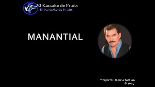 Joan Sebastian Manantial Karaoke [upl. by Nataline747]