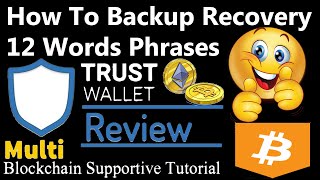 How To Backup Recovery 12 Words Phrases Of Trust Wallet  Trust Wallet [upl. by Lolanthe923]