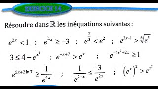 Fonctions exponentielles 2 bac SM Ex 14 et 15 et 16 page 225 Almoufid [upl. by Yahsal139]