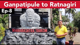 EP 8 Ganpatipule to Ratnagiri  Konkan Tour  Ganpatipule temple  Maharashtra Tourism [upl. by Tat]