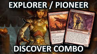 50 Damage on Turn 3 Temur Discover Combo is BUSTED  Explorers of Pioneer [upl. by Rosemaria993]