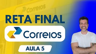 CORREIOS PORTUGUÊS  RETA FINAL AULA 5 [upl. by Gaillard]