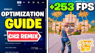 Fortnite Chapter 2 Remix Optimization Guide  How To BOOST FPS amp Lower Input Delay [upl. by Ibbor304]