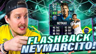 Santos Neymar is HERE 87 FLASHBACK Neymar Review FIFA 22 Ultimate Team [upl. by Anaillil504]