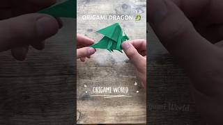 COOL DRAGON PAPER ORIGAMI INSTRUCTIONS STEP BY STEP  DIY DRAGON ORIGAMI TUTORIAL  PAPERCRAFT IDEA [upl. by Annahsed]