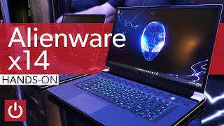 Alienware x14 Handson Incredibly Thin Gaming Laptop [upl. by Prinz]