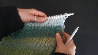 Come fare lo scalfo lavora a maglia semplice teoria e pratica knitting [upl. by Kuska292]