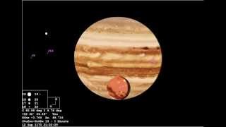 Mutual Occultation of Jupiter and Mars in 1170 AD September 12 [upl. by Alyel]