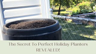 The Secret to Perfect Holiday Planters Revealed [upl. by Aicenra]