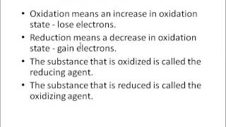 Reducing agents and Oxidizing agents [upl. by At]