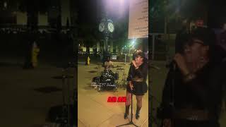 Rihanna Love On The Brain Live Street Performance [upl. by Neerahs985]