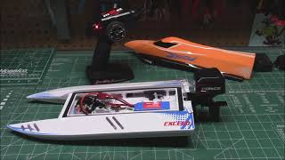 Formula 1 Powerboat Wltoys W915A Brushless RC Racing Boat 45kmh 28mph F1 Banggood Ready to Run RTR [upl. by Rehpetsirhc]