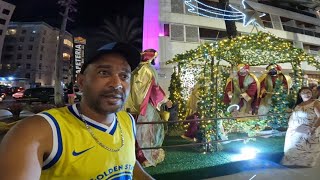 FUI CONHECER A DECORAÃ‡ÃƒO DE NATAL NA PRAIA DE TAMBAÃš EM JOÃƒO PESSOA PARAIBA BRASIL [upl. by Bowler]