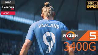 EA Sports FC 24  RX 6600  Ryzen 5 3400G [upl. by Daub]