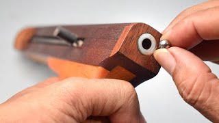 Amazing Wooden Slingshot [upl. by Edbert372]