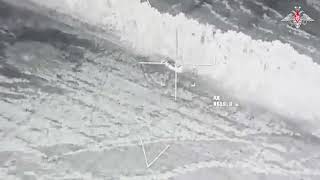 Inokhodets Attack UAV Destroys Ukrainian Armoured Vehicle in Kursk Region [upl. by Coe752]