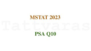 MSTAT 2023 PSA  Q10  Limit  LHospital Rule [upl. by Enened]