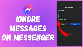 How to Ignore Messages on Messenger [upl. by Ancel812]