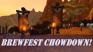 Brewfest Chowdown Wow Quest  Brewfest Event  Horde  Chowdown Champion Token [upl. by Peskoff]