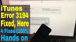 Fixed 2022 iTunes Error 3194 Error 17 on Mac Upgrade or Downgrade iPhone [upl. by Ramal]