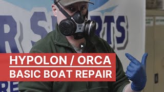 NRS OrcaHypalon—BASIC repair [upl. by Koralle]