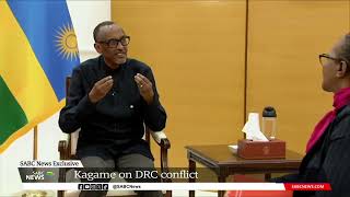 Oneonone with Rwandan President Paul Kagame on DRC conflict [upl. by Einneg796]