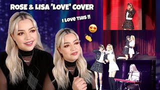 REACTION ROSE amp LISA LOVE COVER [upl. by Trent21]