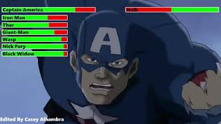 The Ultimate Avengers 2006 Final Battle with healthbars [upl. by Aleiram25]