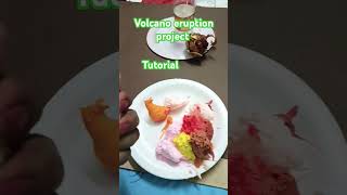 Volcano eruption tutorial tutorialfypforyou creativeyoutubeshorts ytfypyoutube viralshort [upl. by Lafleur]