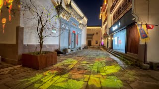 🇨🇳 China Old Town in Winter  Walking Tour 4K HDR [upl. by Eeresid]