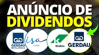 KLABIN E GERDAU ANUNCIAM DIVIDENDOS  TRPL4 RESULTADO COM LUCRO DISPARANDO  KLBN4 GOAU4 GGBR4 [upl. by Ahkeber]