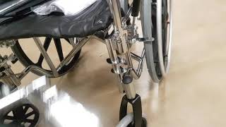 Drive wheelchair leg rest install [upl. by Moureaux]