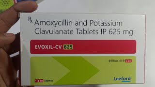 Amoxicillin and potassium Clavulanate Tablet IP 625 mg  Amoxicillin tablet  Use benefits in Hindi [upl. by Nlocnil839]