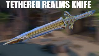 VALORANT TETHERED REALMS PROSPERITY KNIFE  GAMEPLAY  NEW KNIFE [upl. by Enytnoel]