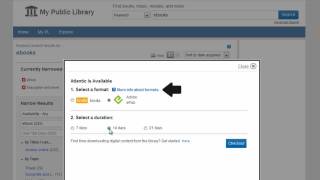 BiblioCommons Downloading and Managing Your Digital Titles [upl. by Traver]