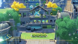 Serenitea Pot  FULL BUILD  Showcase amp Build  genshinimpact sereniteapot fontaine genshin [upl. by Galina869]