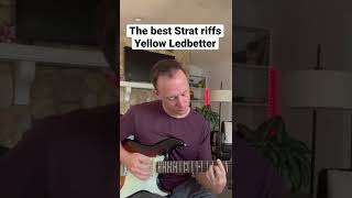 Top strat riffs  Yellow Ledbetter by Pearl Jam guitar guitarcover [upl. by Alene897]