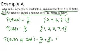 Mutually Exclusive Events Examples Basic Probability and Statistics Concepts [upl. by Barnebas]