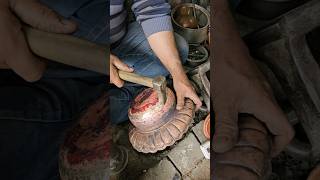 Restoration antique copper pot coppersmith artandcraft handmadeart [upl. by Acinoev]