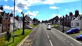 Ayr  Dumfries bus ride video part 2 New Cumnock  Thornhill [upl. by Rednave]